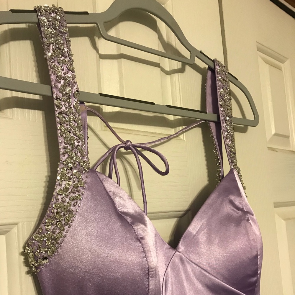 Cachè Lavender Prom Dress